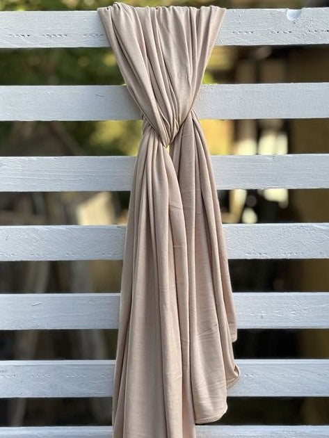 Lycra Hijab - Beige-