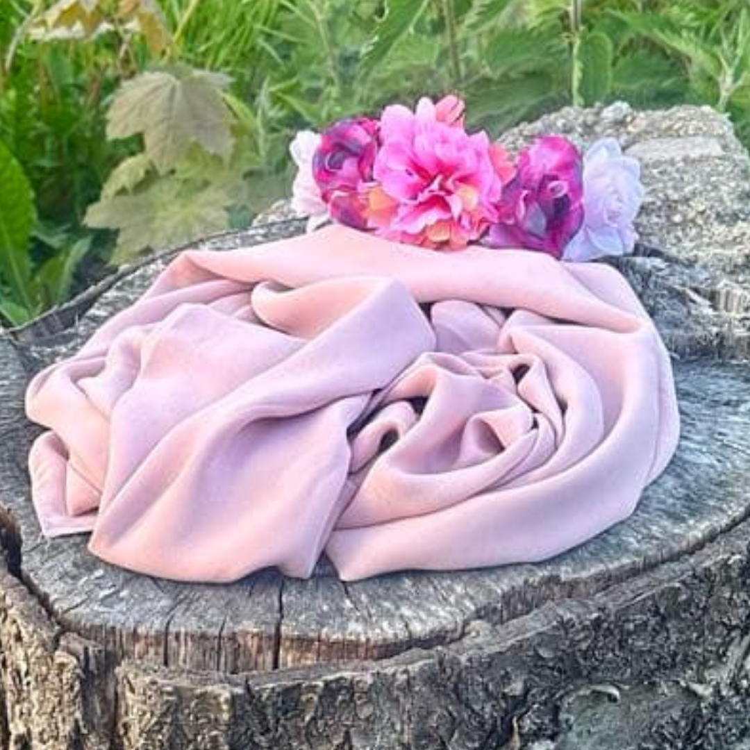 Premium Hijab Chiffon -Blomstrande Glans-