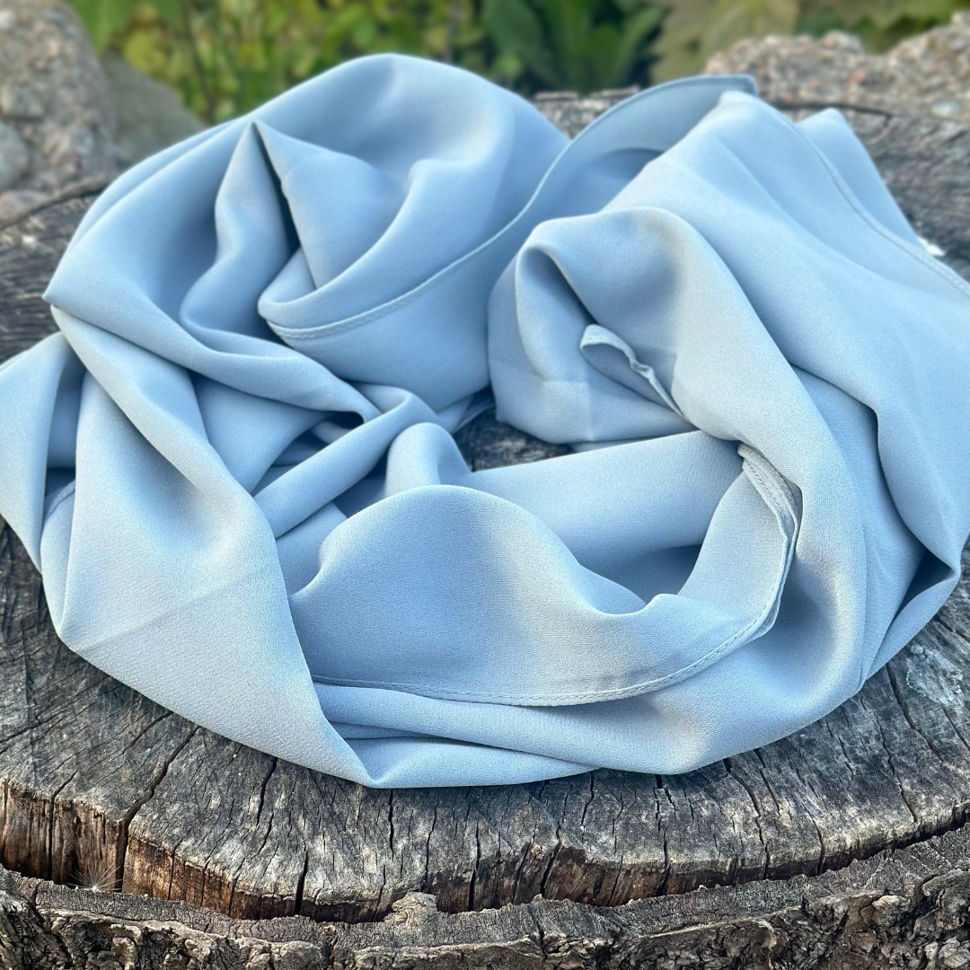 Premium Hijab Chiffon - Grå Mjukhet -