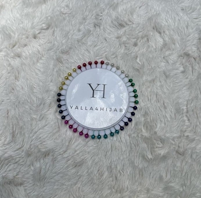Multicolor hijabnålar ovala