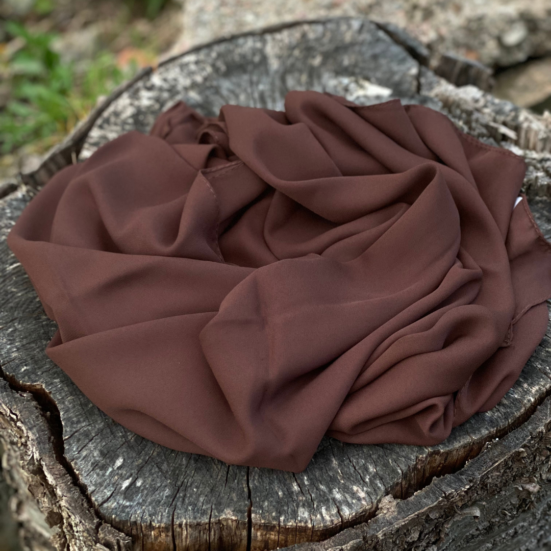 Hijab Chiffon Premium - Chocolat Chic -
